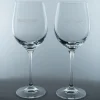 Hot Pebble Beach Concours D'Elegance Set Of 2 White Wine Glasses