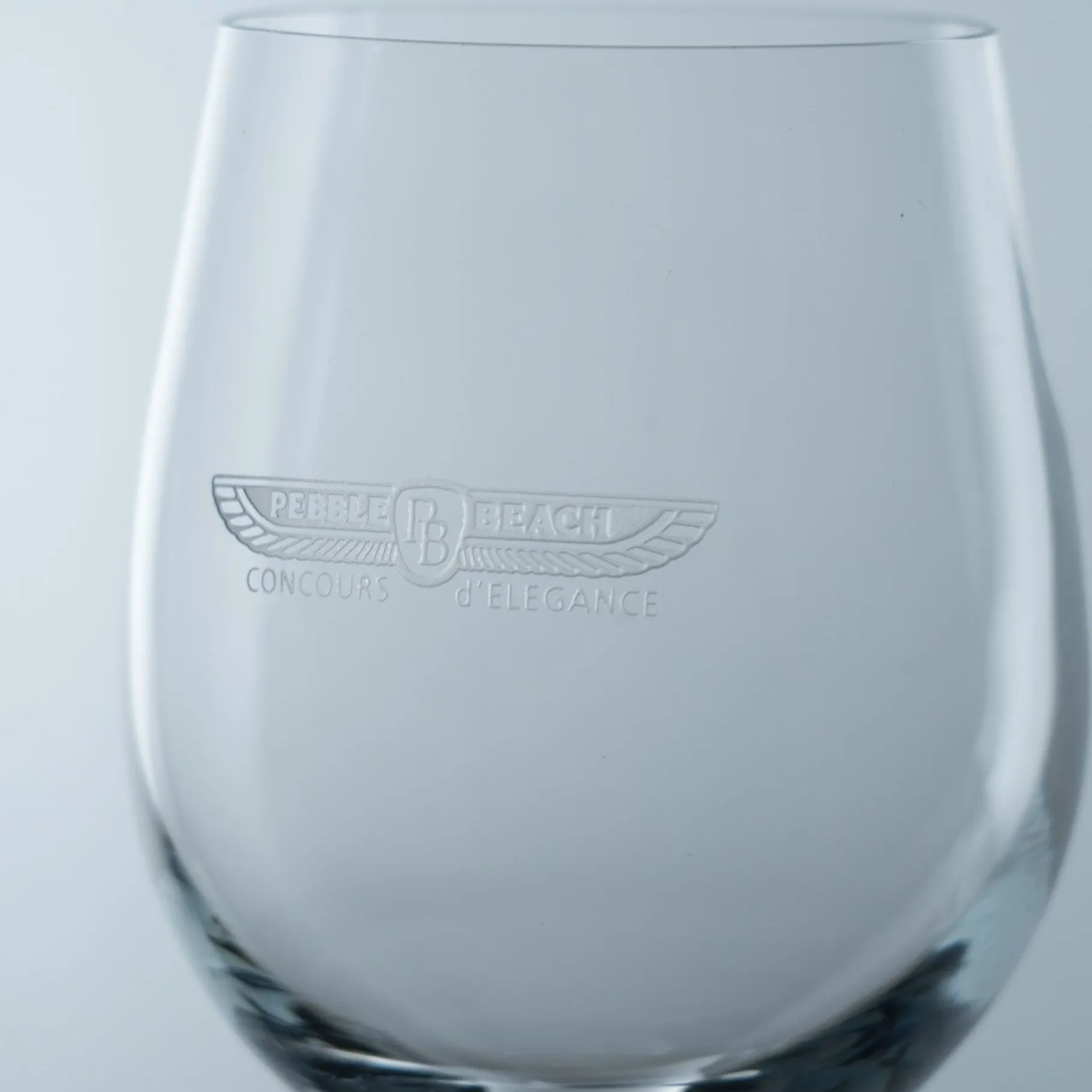 Hot Pebble Beach Concours D'Elegance Set Of 2 White Wine Glasses