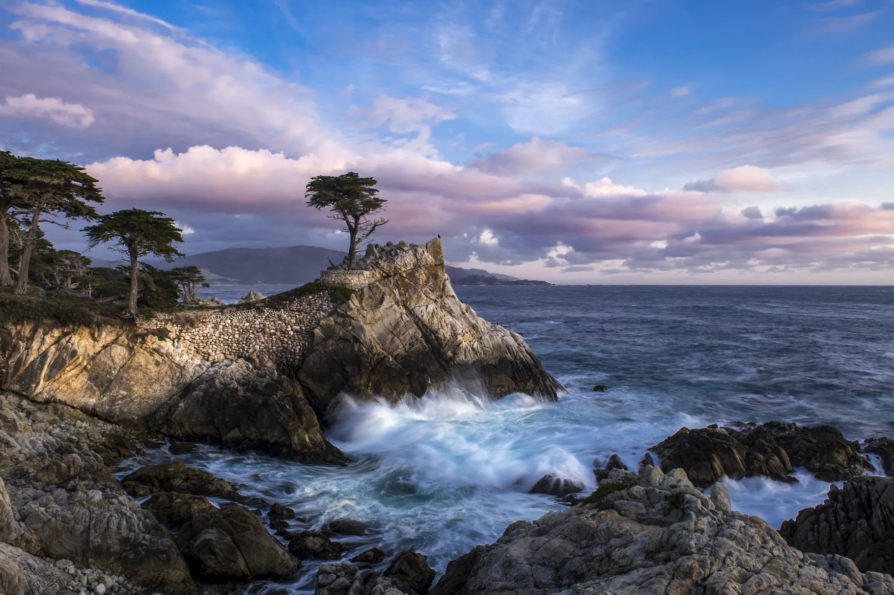 Outlet Pebble Beach Lone Cypress Evening By Bart Keagy