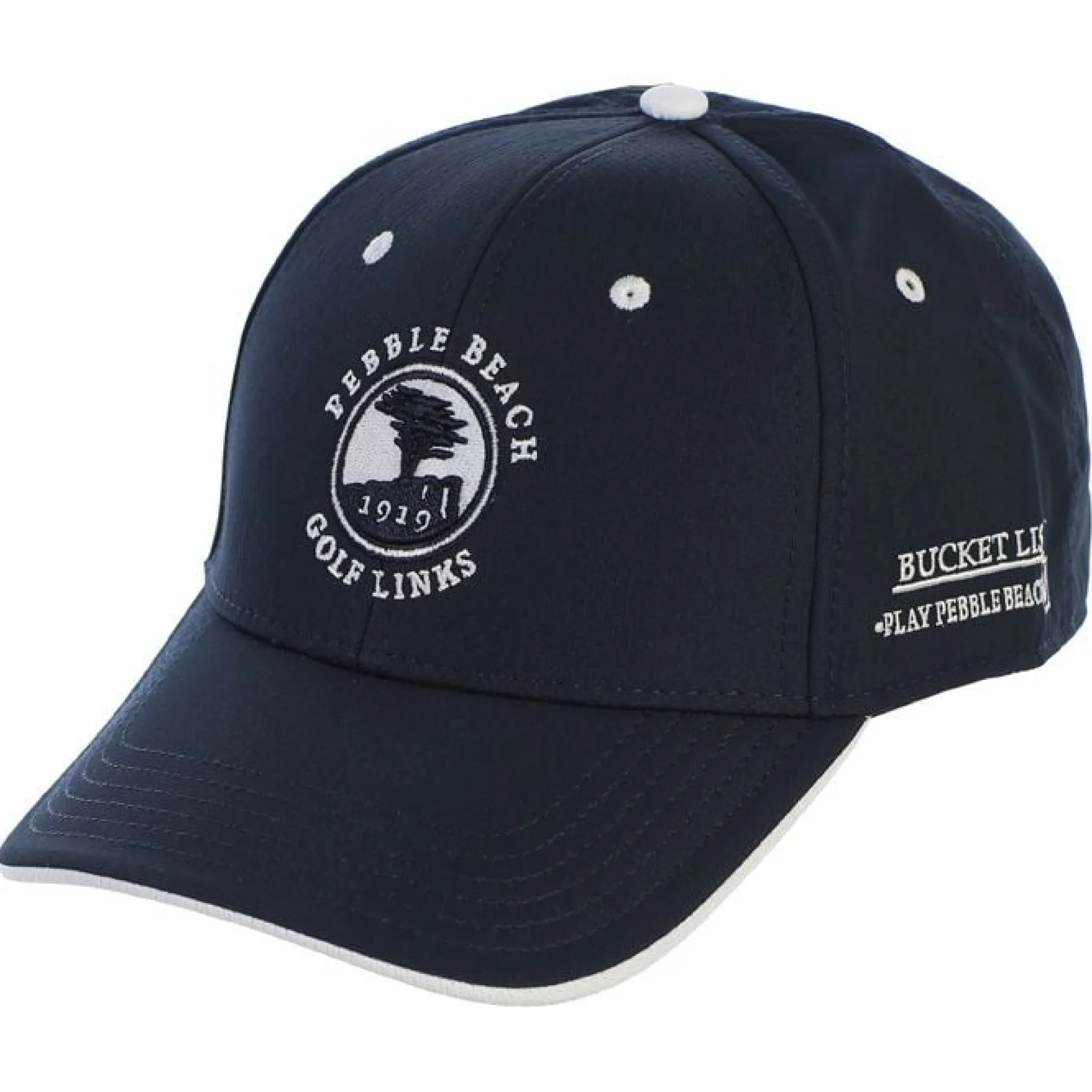 New Pebble Beach Bucket List Hat By The Game Black