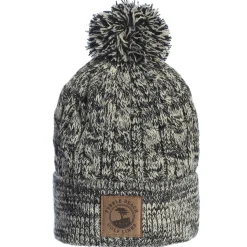 Fashion Pebble Beach Cable Knit Pom Beanie By Ahead