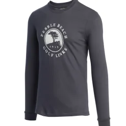 Outlet Pebble Beach Comfort Logo Long Sleeve Tee By American Needle