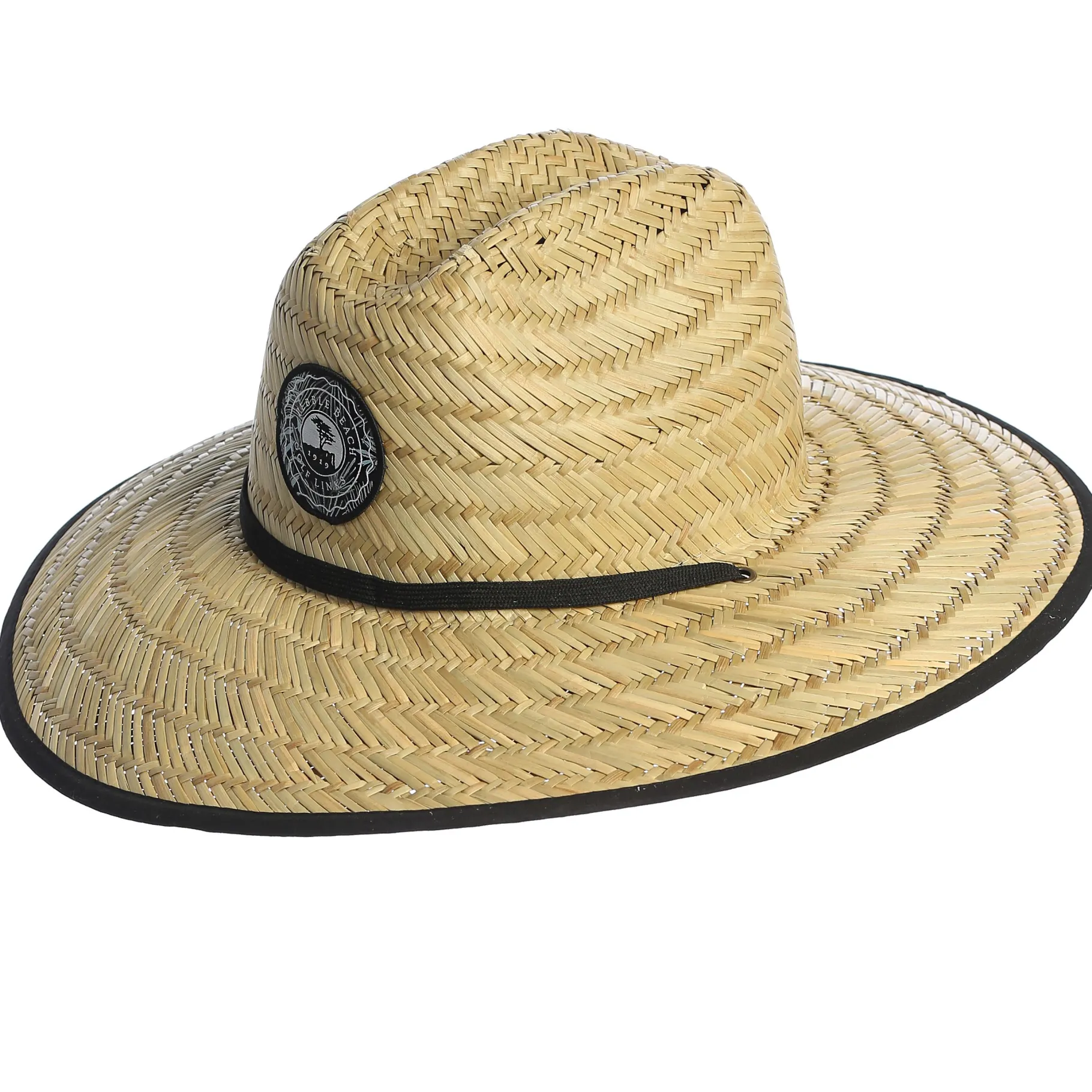 Discount Pebble Beach Crackle Straw Hat By Travis Mathew