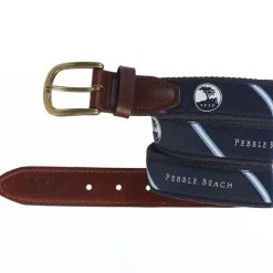 New Pebble Beach Diagonal Ribbon Belt