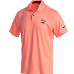 Fashion Pebble Beach Dri-Fit Vapor Stripe Pink Gaze Polo By Nike