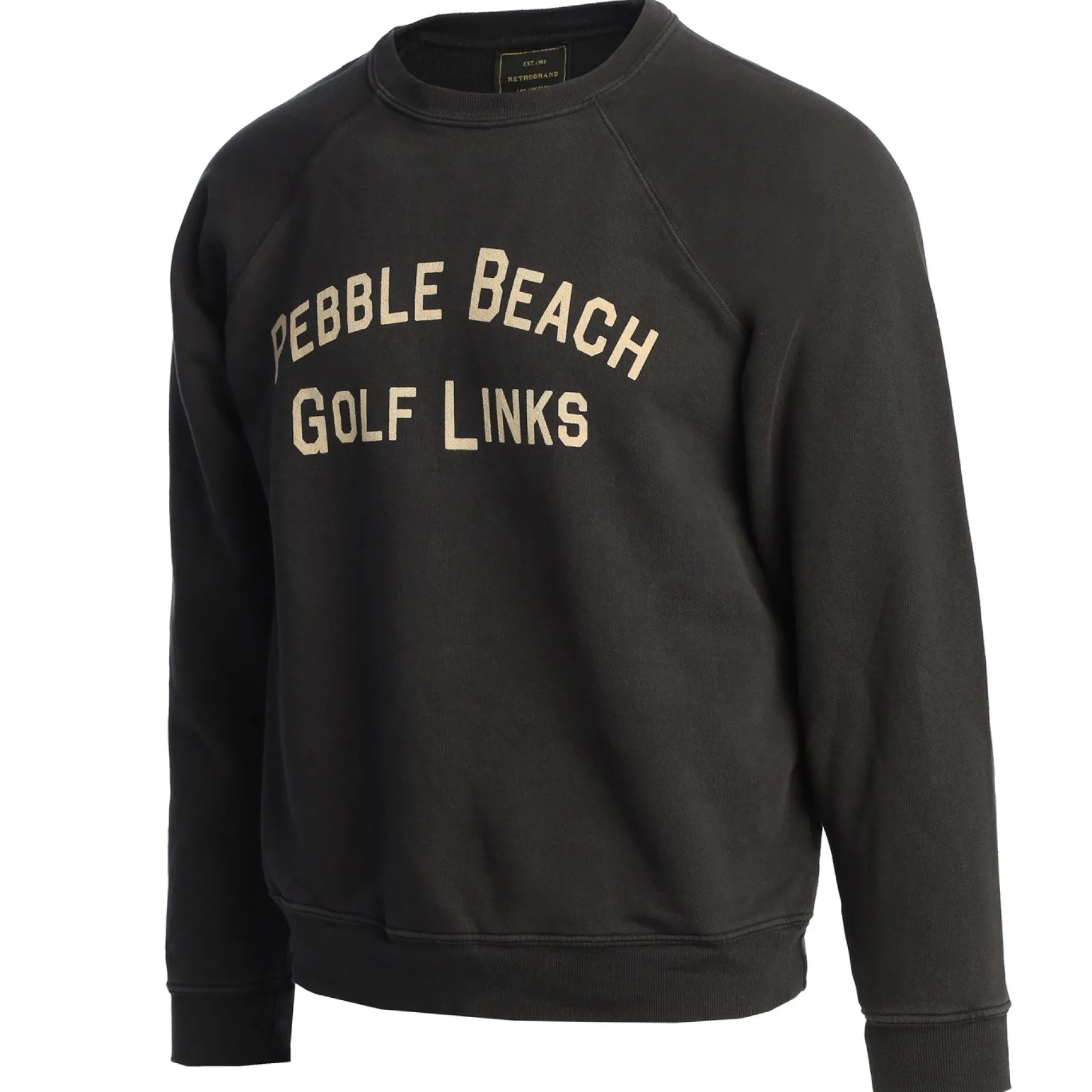 Online Pebble Beach Golf Links Black Label Crew Sweatshirt By Original Retro Brand