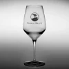 Fashion Pebble Beach Heritage Logo Chardonnay/Sauvignon Blanc/ Pinot Grigio White Wine Glass