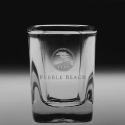 Clearance Pebble Beach Heritage Logo Two-Ounce Shot Glass Fine Barware Collection