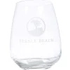 Online Pebble Beach Heritage Logo Stemless Red Wine Glass