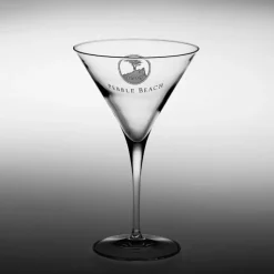 Online Pebble Beach Heritage Logo Martini/Cosmo Cocktail Glass