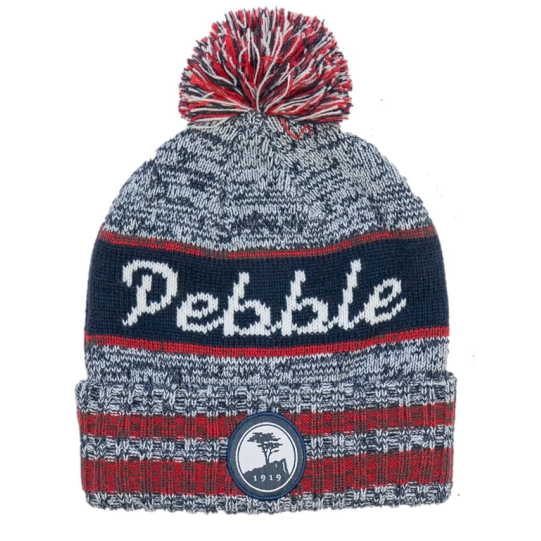 Sale Pebble Beach Jacquard Knit Beanie By Pukka