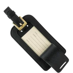 Sale Pebble Beach Leather Luggage Tag