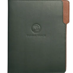 Online Pebble Beach Logo Leather Padfolio