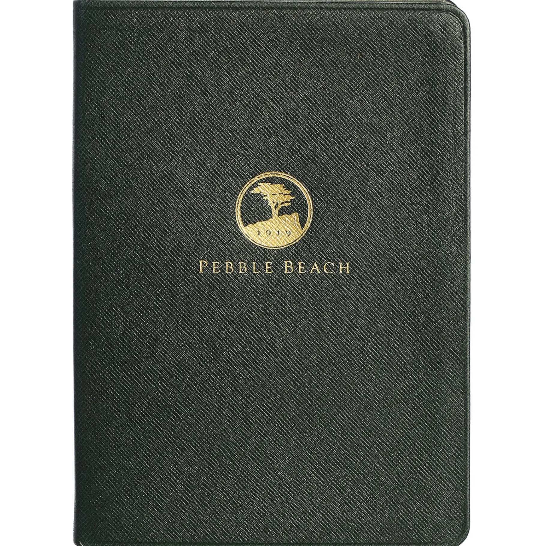 Clearance Pebble Beach Logo Leather Medium Notebook