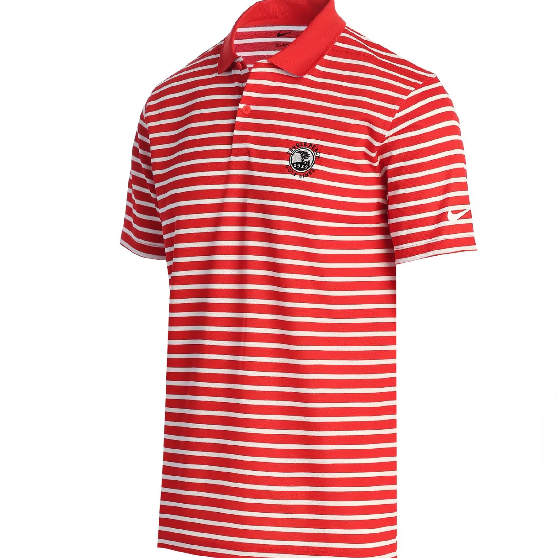 Online Pebble Beach Men's Dri-Fit Wide Stripe Polo By Nike