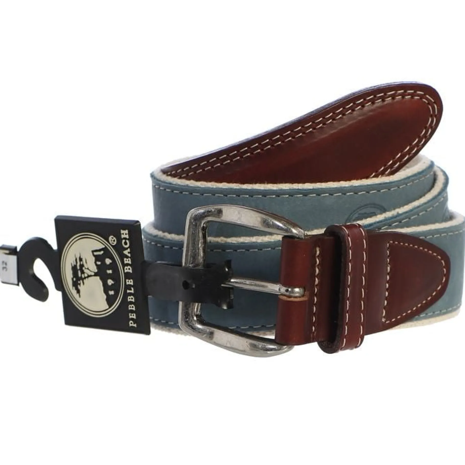 Sale Pebble Beach Men's Nubuck Suede Belt