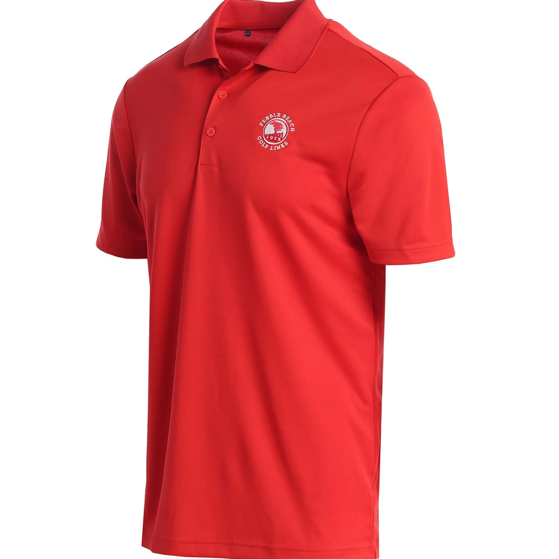Sale Pebble Beach Men's Solid Performance Polo By Adidas