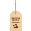 Discount Pebble Beach Outfitters Leather Luggage Tag By Freshwater Designs