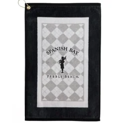 Sale Pebble Beach Spanish Bay Bagpiper Golf Towel