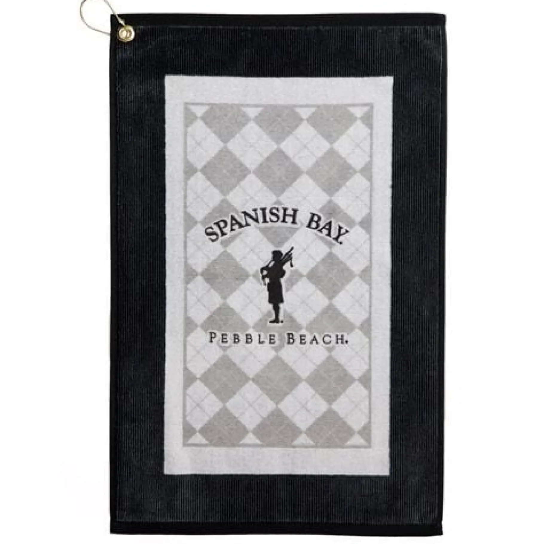Sale Pebble Beach Spanish Bay Bagpiper Golf Towel