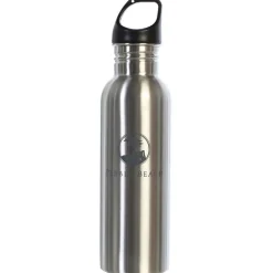 New Pebble Beach Stainless Steel Etched Water Bottle Green