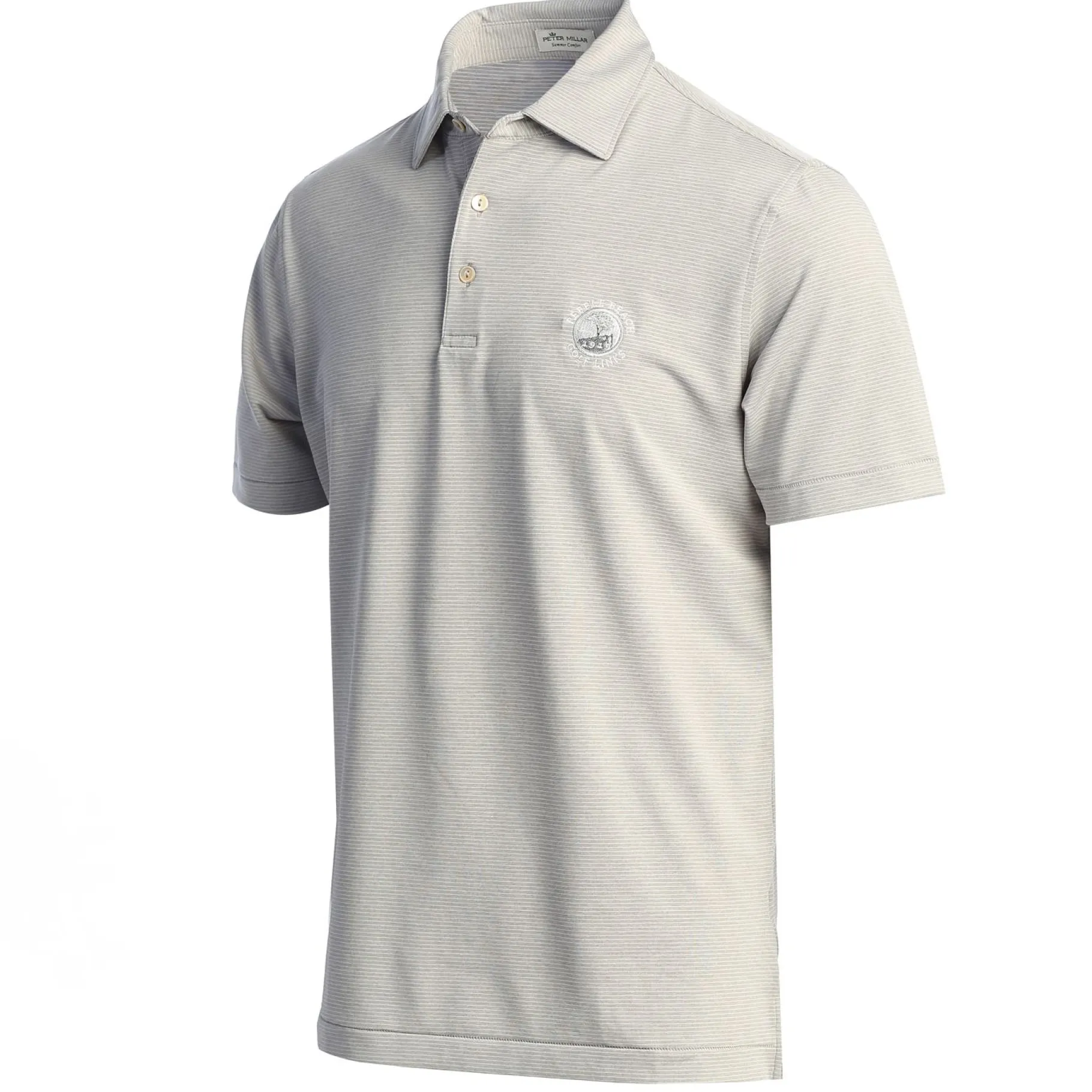 Best Pebble Beach Striped Polo By Peter Millar