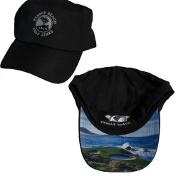 New Pebble Beach 7Th Hole Picture Brim Hat By Antigua