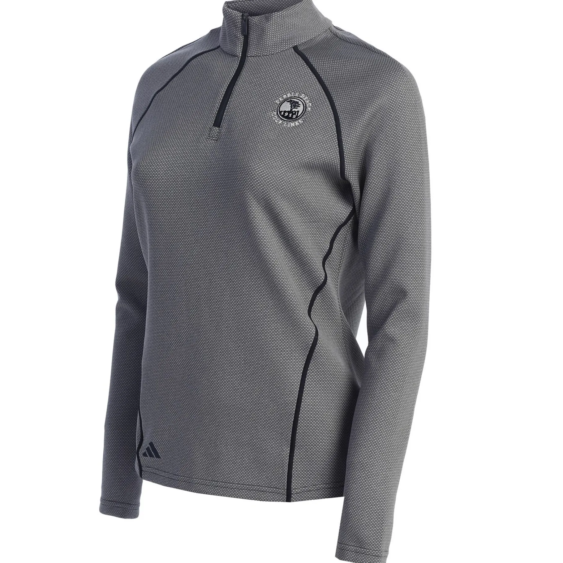 Sale Pebble Beach Women's 1/4 Zip Knit Pullover By Adidas