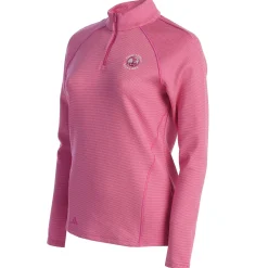 Sale Pebble Beach Women's 1/4 Zip Knit Pullover By Adidas