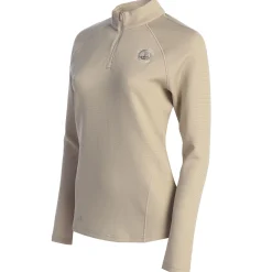 Sale Pebble Beach Women's 1/4 Zip Knit Pullover By Adidas