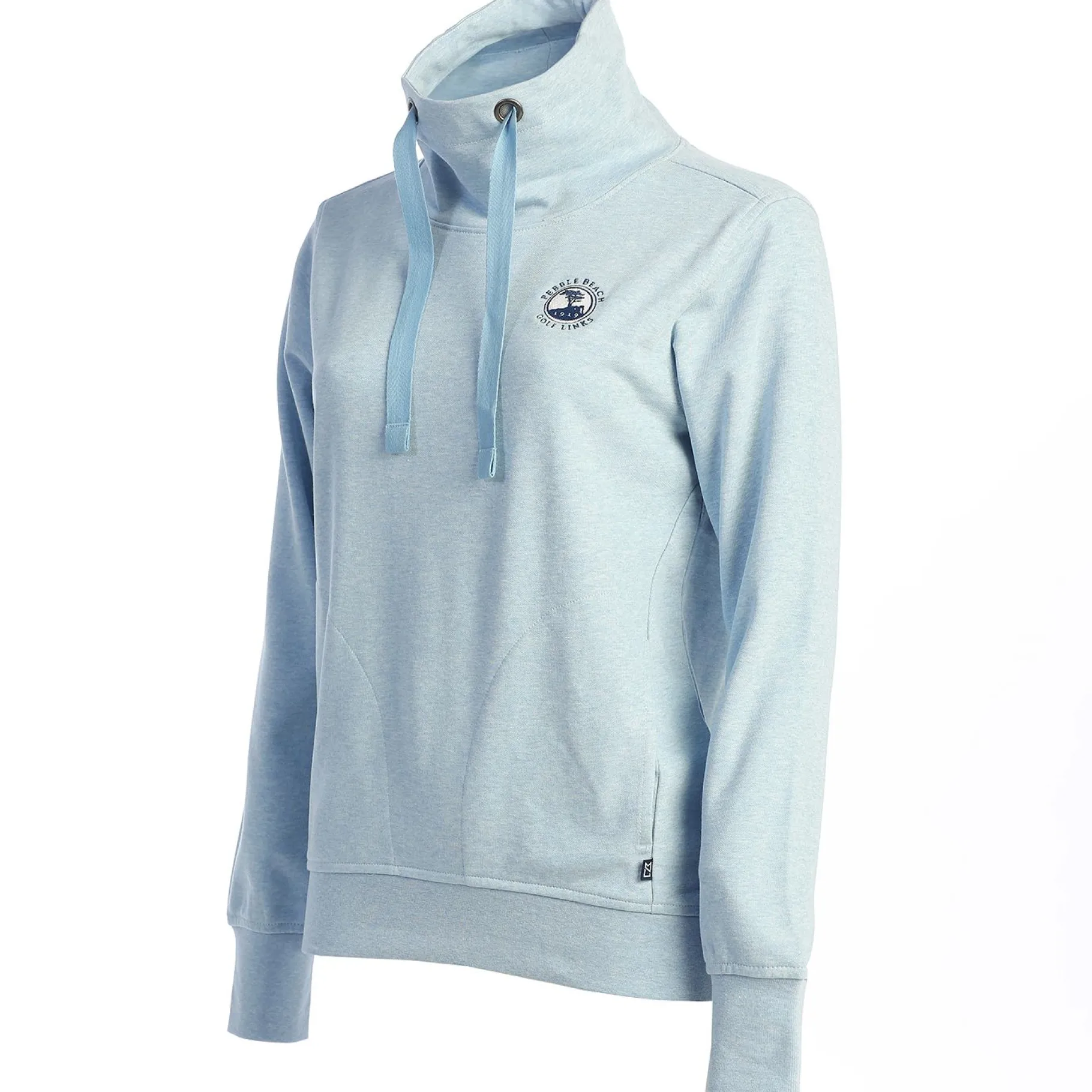 Sale Pebble Beach Women's Funnel Neck Sweatshirt By Cutter & Buck