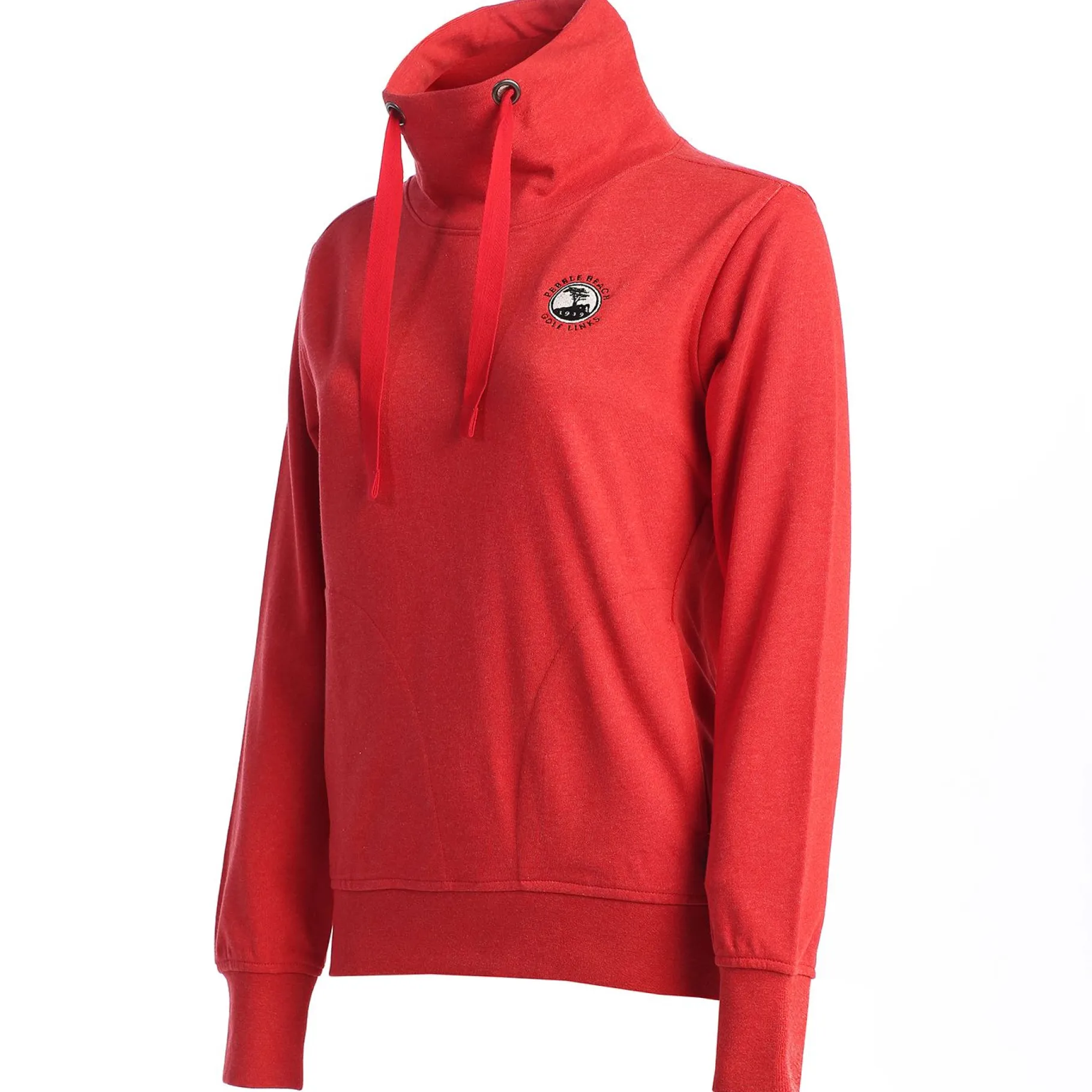 Sale Pebble Beach Women's Funnel Neck Sweatshirt By Cutter & Buck