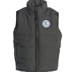 Best Pebble Beach Youth Charcoal Puffer Vest By Garb