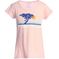Clearance Pebble Beach Youth Pink Sunset Tee By Garb