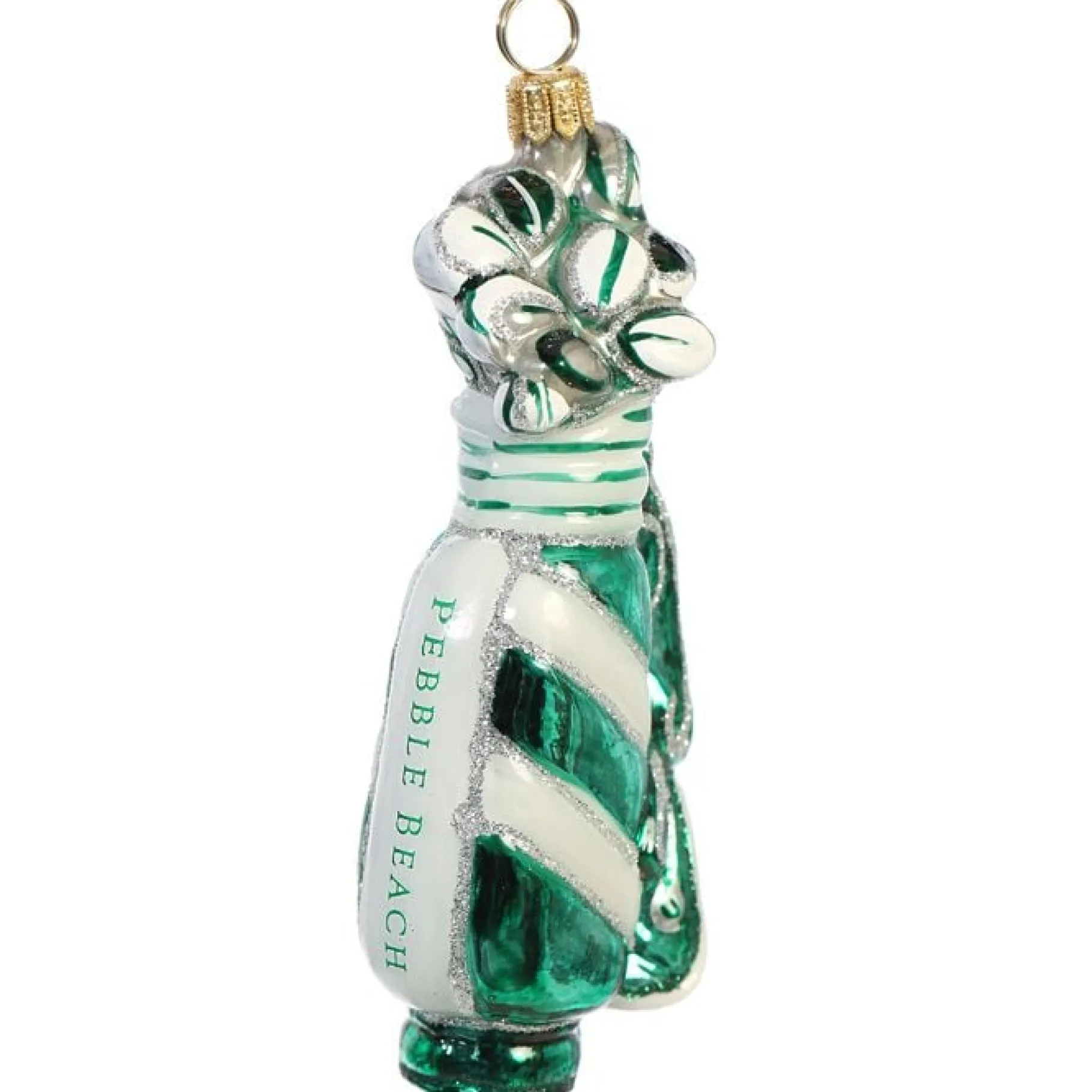 Fashion Pebble Beach Pick Your Course Golf Bag Holiday Ornament By Joy To The World Collectibles