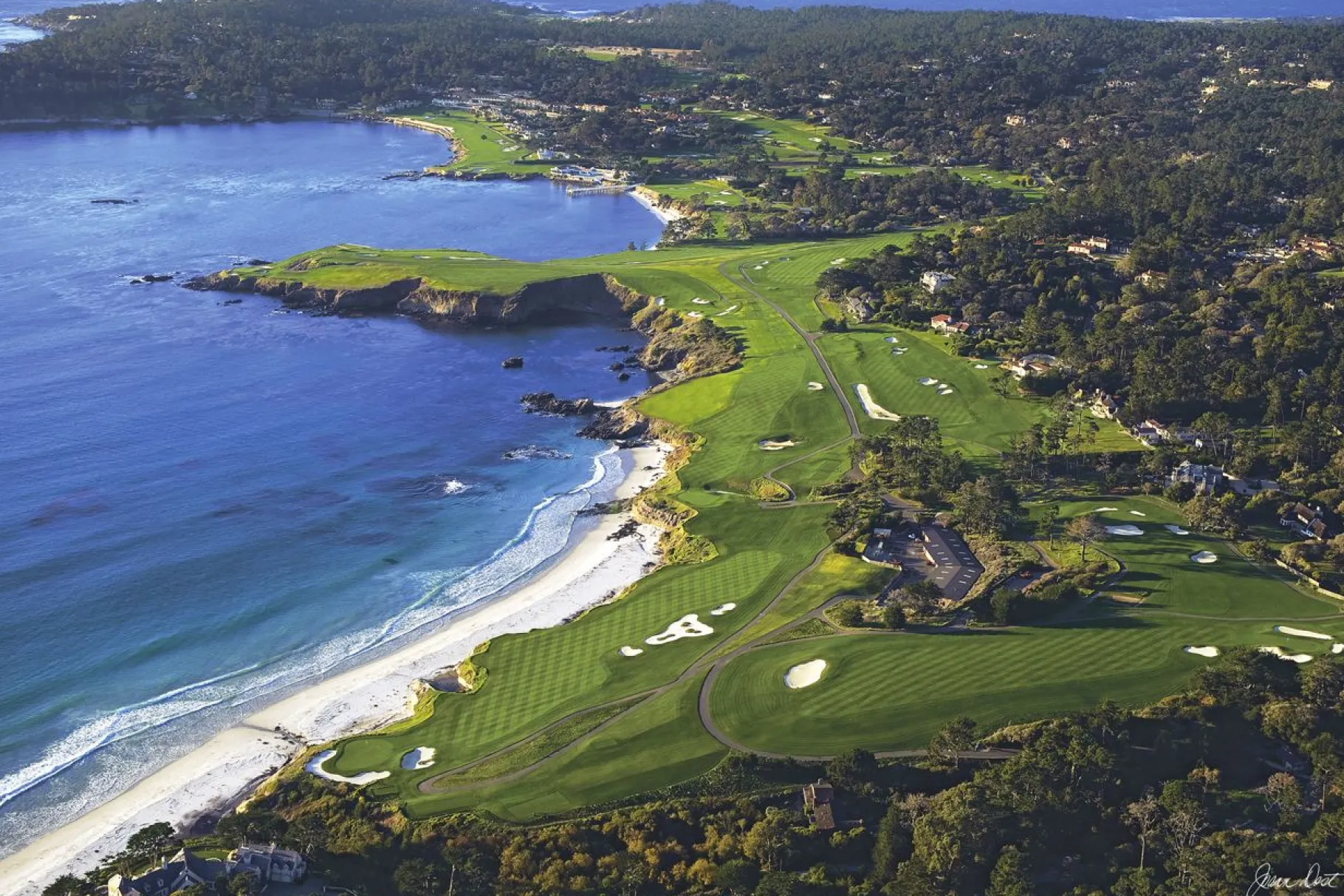 Outlet Pebble Beach Soaring By Joann Dost -Metal Print