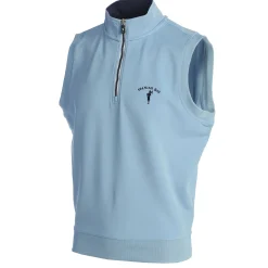 Discount Pebble Beach Spanish Bay Men's "Caves" 1/4 Zip Vest By Fairway & Greene