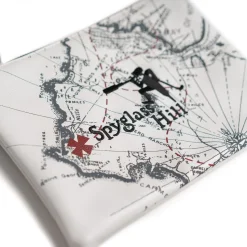 Best Pebble Beach Spyglass Hill Map Zipper Tote Bag By Prg