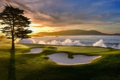 Sale Pebble Beach Sunrise Waves By Bart Keagy