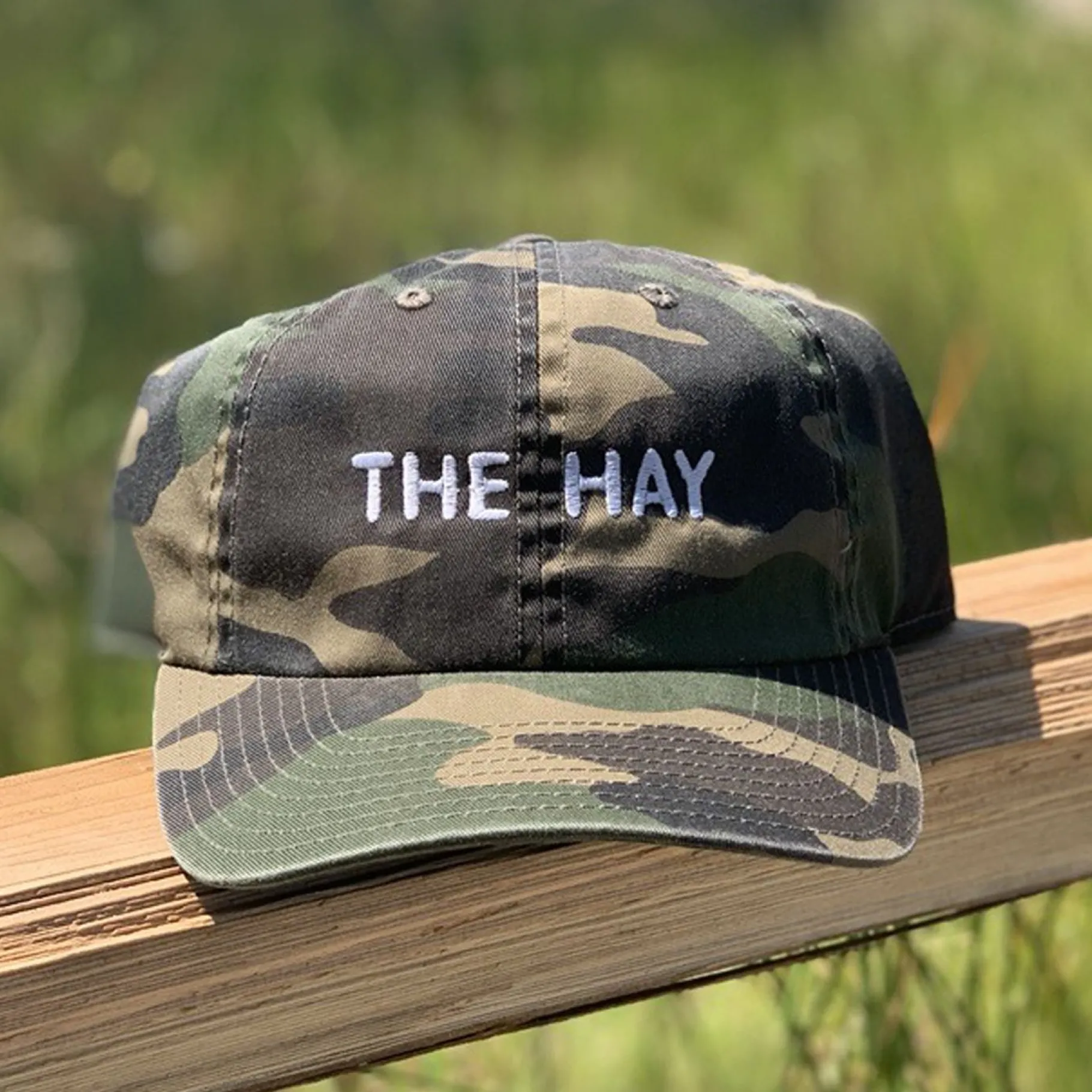 New Pebble Beach The Hay Camo Twill Cap By American Needle